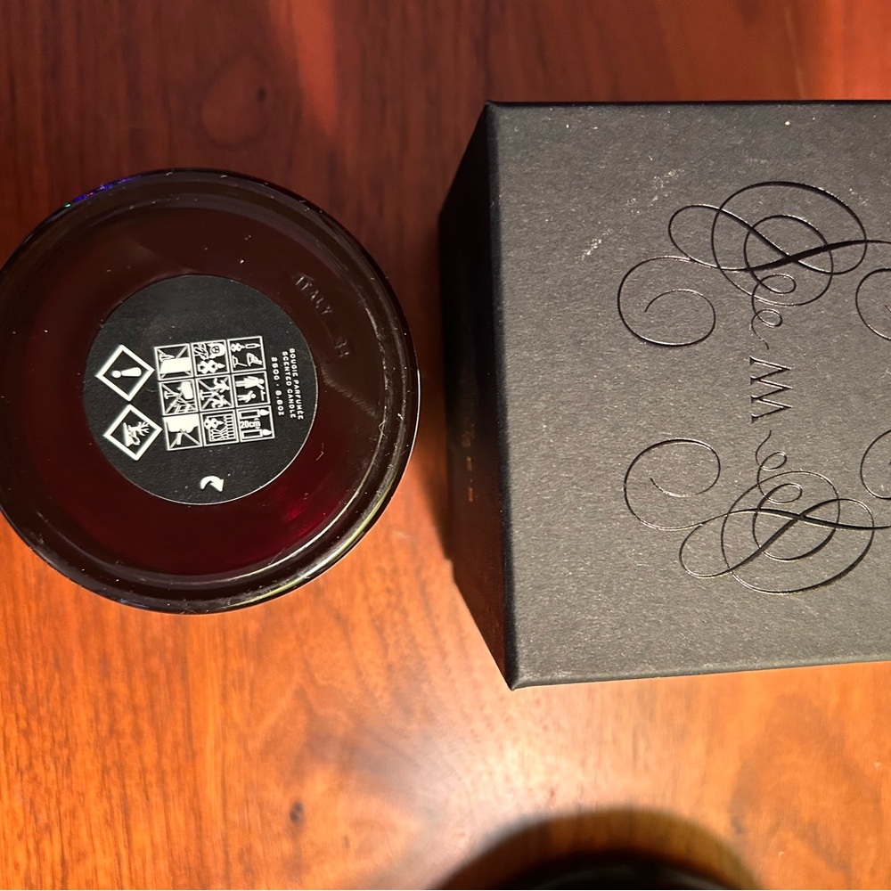 The Vampire’s Wife Trudon collab empty Bonfire red glass candle vessel with box. - Picture 4 of 11